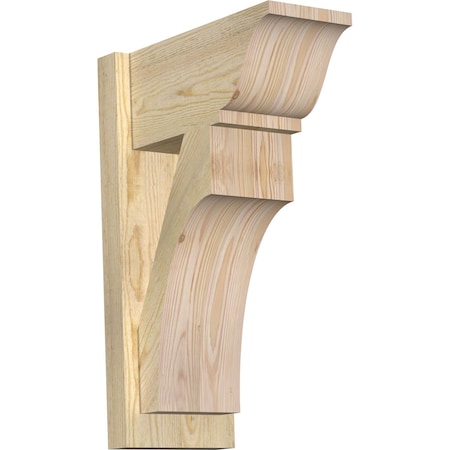 Ekena Millwork Westlake Traditional Rough Sawn Outlooker, Douglas Fir, 8"W x 16"D x 24"H OUT08X16X24WTL01RDF